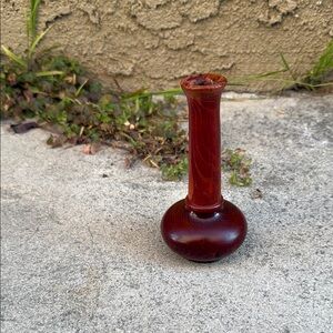 Vintage, Brown California Redwood Vase